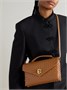Сумка на плечо средняя из кожи Intrecciato Knot Lock BOTTEGA VENETA, коричневый 47344404