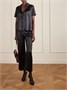 Кожаная сумка через плечо Cassandre XXL Envelope SAINT LAURENT, бордовый 47344630