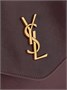 Кожаная сумка через плечо Cassandre XXL Envelope SAINT LAURENT, бордовый 47344630
