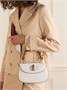 Кожаная сумка через плечо Bamboo 1947 GUCCI, белый 47344721