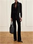 Большая холщовая сумка-жаккард Jackie 1961 GUCCI, черный 47345052