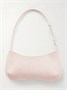 Сумка JACQUEMUS Le Bisou на плечо из плетеной замши с отделкой, розовый 47345056