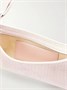 Сумка JACQUEMUS Le Bisou на плечо из плетеной замши с отделкой, розовый 47345056