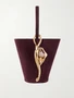 Сумка Eden Treasure из замши, украшенная вышивкой CHLOÉ, фиолетовый 47345401