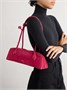 Сумка на плечо Le Teckel среднего размера из нубука Alaïa, розовый 47345423