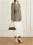 Клатч Salon из кожи угря JACQUEMUS, хаки 47346098