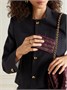 Кожаный кошелек Intrecciato BOTTEGA VENETA, золотой 47346398