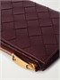 Кожаный кошелек Intrecciato BOTTEGA VENETA, золотой 47346398