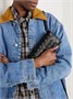 Кожаный кошелек с плетением Intrecciato BOTTEGA VENETA, черный 47346538