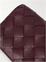 Кожаный кардхолдер Intrecciato BOTTEGA VENETA, бордовый 47346650