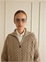 Солнцезащитные очки Santos de Cartier авиатор из золотистого и серебристого металла Cartier Eyewear, серебряный 47348557
