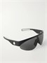 Круглые резиновые солнцезащитные очки Moncler Eyewear, черный 47348695