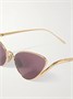 Солнцезащитные очки «кошачий глаз» с золотистым оттенком LOEWE EYEWEAR, золотой 47348794