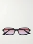 Солнцезащитные очки Judy прямоугольной формы из ацетата Chloé Eyewear, черный 47349003