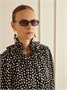 Солнцезащитные очки Judy прямоугольной формы из ацетата Chloé Eyewear, черный 47349003