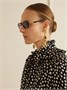 Солнцезащитные очки Judy прямоугольной формы из ацетата Chloé Eyewear, черный 47349003