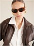 Солнцезащитные очки CELINE EYEWEAR Journey в круглой оправе, коричневый 47349436