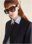 Солнцезащитные очки-авиаторы из ацетата CELINE EYEWEAR, черный 47349595