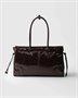 Большая кожаная сумка Prada Bonnie, коричневый 47349937