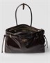 Большая кожаная сумка Prada Bonnie, коричневый 47349937