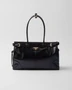 Большая кожаная сумка Prada Bonnie, черный 47349939