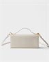 Кошелек из кожи Saffiano с плечевым ремнем Prada, белый 47349942