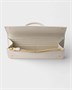 Кошелек из кожи Saffiano с плечевым ремнем Prada, белый 47349942