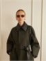 Солнцезащитные очки-ленты круглой формы золотистого цвета BOTTEGA VENETA EYEWEAR, золотой 47350987