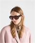 Солнцезащитные очки с треугольным логотипом Prada, черный 47353378