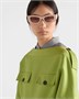 Солнцезащитные очки с треугольным логотипом Prada, розовый 47353381