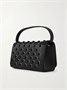 Атласный клатч Roger Vivier Pilgrim с пряжкой, черный 47353515