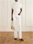 Наплечная сумка Le Bambino Chaîne c эффектом рафии JACQUEMUS, бежевый 47354221
