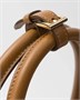 Большая кожаная сумка Prada Buckle с ремнем, коричневый 47355347