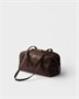 Большая сумка Prada Carry из состаренной кожи с верхней ручкой, коричневый 47355376