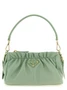 Кожаная сумка через плечо Prada, зеленый 47355710