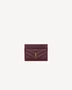 Картхолдер CASSANDRE из кожи grain de poudre SAINT LAURENT, бордовый 47362370