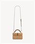 Косметичка GABY из лозы SAINT LAURENT, бежевый 47365833