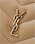 Сумка LOULOU мини камера из ягнячьей кожи SAINT LAURENT, бежевый 47371448