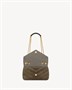 LOULOU маленькая из замши MATELASSÉ SAINT LAURENT, зеленый 47372595