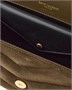 LOULOU маленькая из замши MATELASSÉ SAINT LAURENT, зеленый 47372595