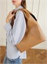 Коробка среднего размера кожаная сумка через плечо MAISON MARGIELA, коричневый 47374147