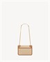 Мини-сумка NIKI из холста и кожи SAINT LAURENT, бежевый 47374698