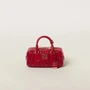 Сумка Arcadie из стеганой кожи наппа MIU MIU, красный 47376898