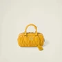 Сумка Arcadie из стеганой наппы MIU MIU, желтый 47376916