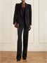 Сумка-клатч Cassandre Bijou стеганная из фактурной кожи SAINT LAURENT, бордовый 47323652