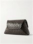 Кожаная повседневная сумка через плечо Intrecciato BOTTEGA VENETA, коричневый 47323657