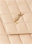 Клатч из кожи Matelassé SAINT LAURENT, бежевый 47323782