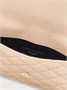 Клатч из кожи Matelassé SAINT LAURENT, бежевый 47323782