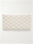 Клатч из кожи Matelassé SAINT LAURENT, белый 47323798