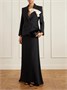 Миниатюрная сумка через плечо из бархата VLogo Signature с бантиком VALENTINO GARAVANI, черный 47323871